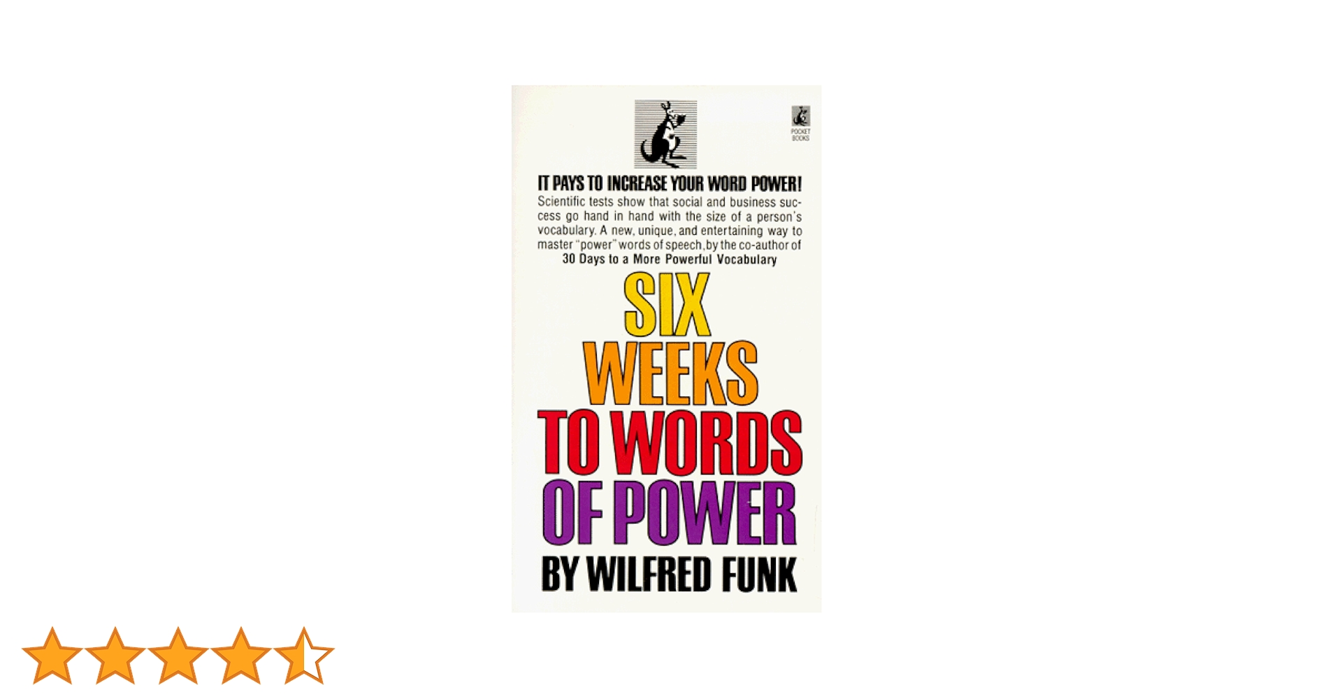 Buy 6 Weeks to Words of Power Book Online at Low Prices in